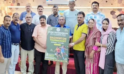 ഷട്ടിൽ ബാഡ്മിന്റൺ ടൂർണമെന്റ് പോസ്റ്റർ പ്രകാശനം