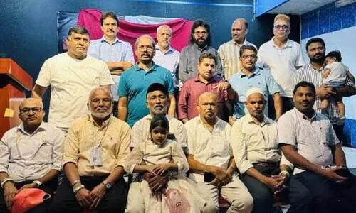 ജി​ദ്ദ തു​റ​ക്ക​ൽ മ​ഹ​ല്ല് ക​മ്മി​റ്റി ഹാ​ജി​മാ​ർ​ക്ക് സ്വീ​ക​ര​ണം ന​ൽ​കി