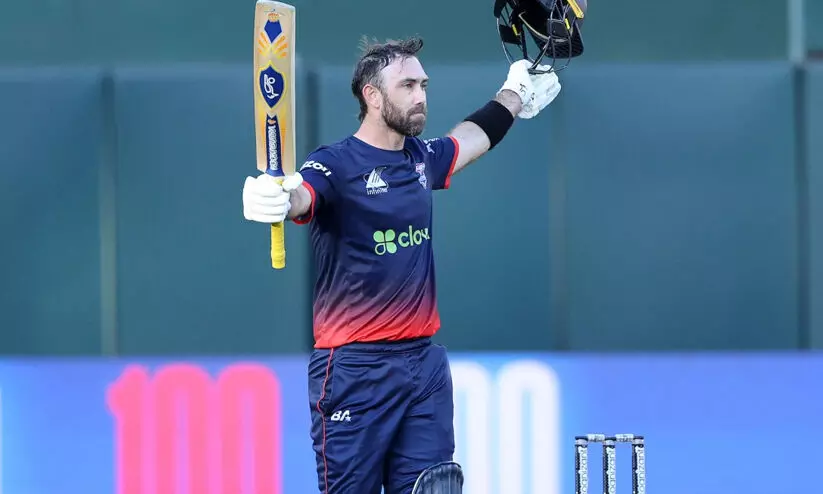 49 ബോളിൽ 106 * ; മേജർ ലീഗ് ക്രിക്കറ്റിൽ വെടിക്കെട്ട് ബാറ്റിംഗുമായി ഗ്ലെൻ മാക്സ്‌വെൽ