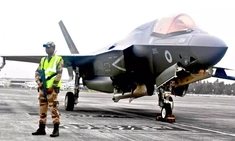 തകരാര്‍ പൂര്‍ണമായും പരിഹരിച്ചില്ല; ബ്രിട്ടീഷ് യുദ്ധവിമാനത്തിന്റെ മടക്കം വൈകും