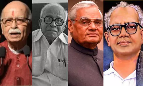 1977ൽ സി.പി.എം സ്ഥാനാർഥിയുടെ കൺവെൻഷൻ ഉദ്ഘാടനം ചെയ്തത് അദ്വാനി; മത്സരിച്ചത് ഒറ്റ പ്ലാറ്റ്ഫോമിൽ; കുഴഞ്ഞുമറിഞ്ഞ് സി.പി.എം