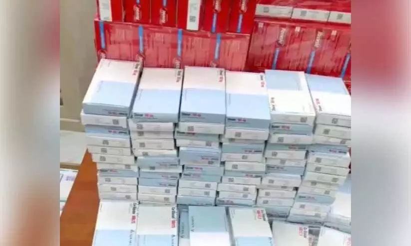 അ​ബ്ദ​ലി അ​തി​ർ​ത്തി​യിൽ 1837 പെ​ട്ടി മ​രു​ന്നു​ക​ൾ പി​ടി​കൂ​ടി