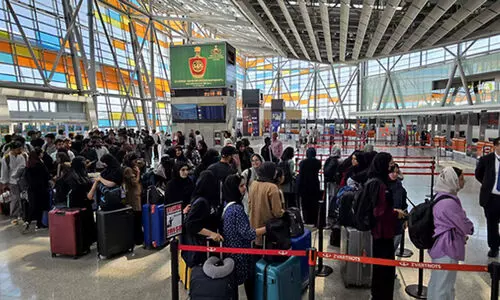 ഇറാനിൽ നിന്നുള്ള ഇന്ത്യൻ വിദ്യാർഥികളുമായുള്ള ആദ്യ വിമാനം ഡൽഹിയിലെത്തി