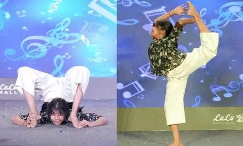 യോഗയിൽ വിസ്മയപ്രകടനങ്ങളുമായി   പതിമൂന്നുകാരി