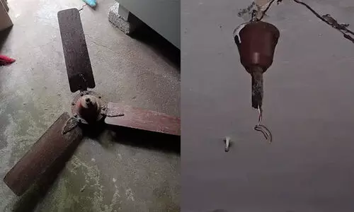 അങ്കണവാടി കെട്ടിടത്തിലെ ഫാൻ പൊട്ടിവീണ് മൂന്നുവയസുകാരന് പരിക്ക്