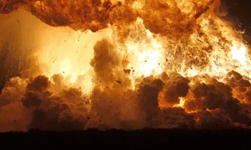 SpaceX rocket explodes