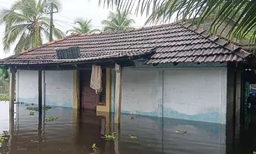 പുന്നയൂരിലും ചാവക്കാട്ടും വെള്ളക്കെട്ട്; കിടപ്പുരോഗികളുൾപ്പെടെ ദുരിതത്തിൽ