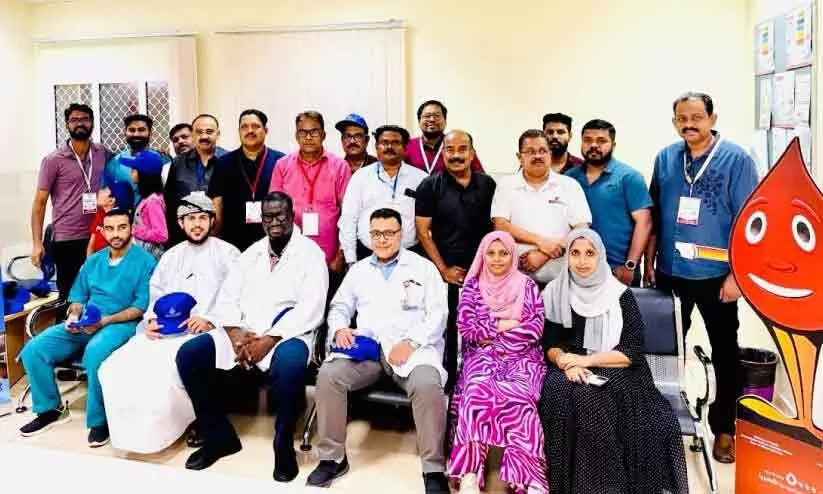 ഒമാൻ തൃശൂർ ഓർഗനൈസേഷൻ രക്തദാന ക്യാമ്പ് സംഘടിപ്പിച്ചു ഒമാൻ തൃശൂർ ഓർഗനൈസേഷൻ രക്തദാന ക്യാമ്പ് സംഘടിപ്പിച്ചു