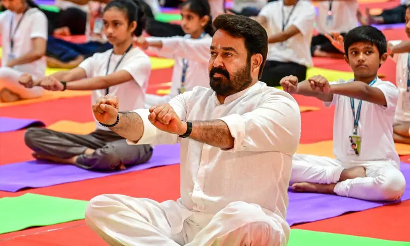 ‘‘എന്നെ അറിയുന്നവരോട് ഞാൻ പണ്ടേ പറഞ്ഞിട്ടുണ്ട്, നാർക്കോട്ടിക്സ്....’’ -യോഗദിനാചരണത്തിൽ മോഹൻലാൽ PHOTOS