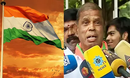 national flag desecration - N Sivarajan