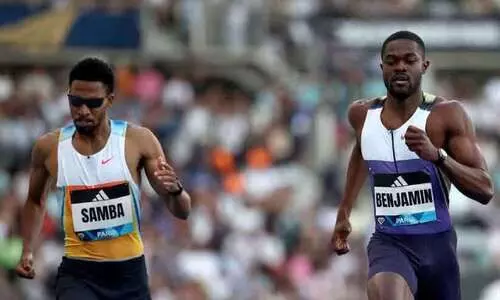 പാ​രി​സ് ഡ​യ​മ​ണ്ട് ലീ​ഗ്; 400 മീ​റ്റ​ർ ഹ​ർ​ഡി​ൽ​സി​ൽ അ​ബ്ദു​റ​ഹ്മാ​ൻ സാം​ബ​ക്ക് ര​ണ്ടാം സ്ഥാ​നം