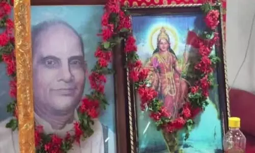 എന്‍.എസ്.എസ് യോഗത്തിൽ കാവി പുതച്ച ഭാരതാംബ; തിരുമുക്കുളത്ത് സംഘർഷം