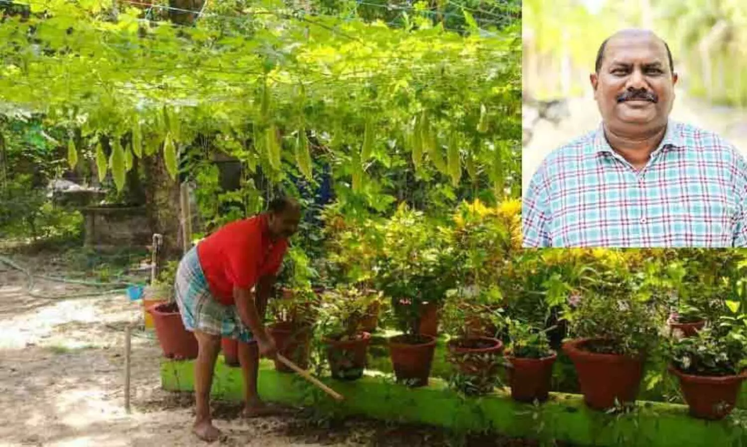 ഒഴിവുസമയങ്ങളിൽ കൃഷിയാണ്​ ജയന്‍റെ വിനോദം
