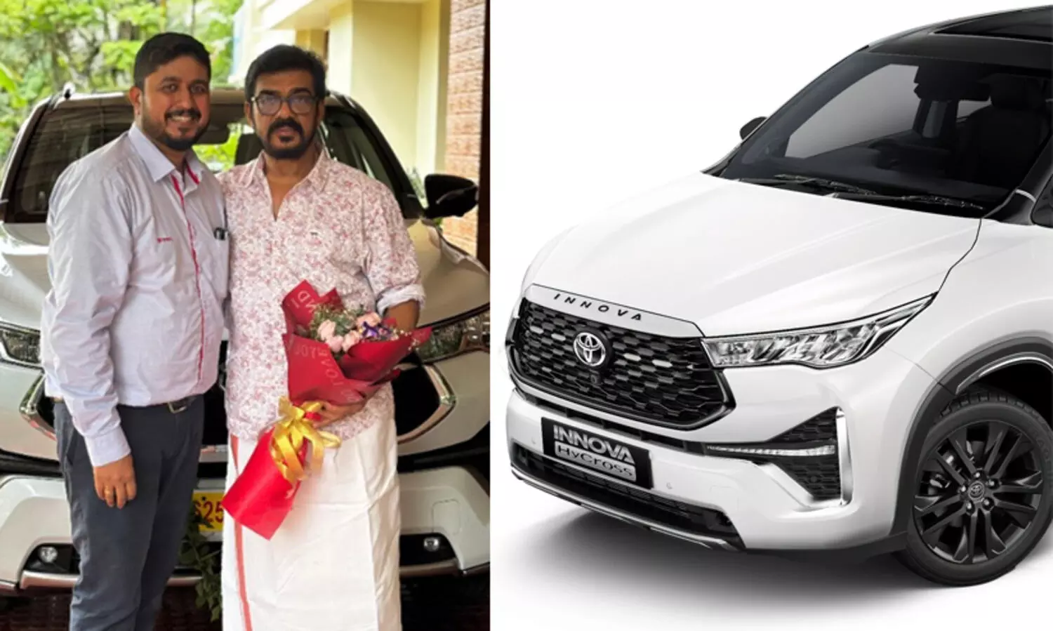 വിജയരാഘവന്റെ യാത്രക്ക് ഇനി ടൊയോട്ടയുടെ കരുത്ത്; ഇന്നോവ ഹൈക്രോസ് എക്സ്ക്ലൂസീവ് എഡിഷൻ സ്വന്തമാക്കിയ ആദ്യ മലയാളി
