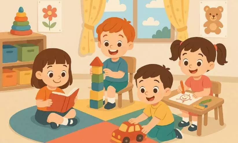 കെ.​ജി വി​ദ്യാ​ർ​ഥി​ക​ൾ​ക്ക്​ 40 മി​നി​റ്റ്​ അ​റ​ബി പ​ഠ​നം