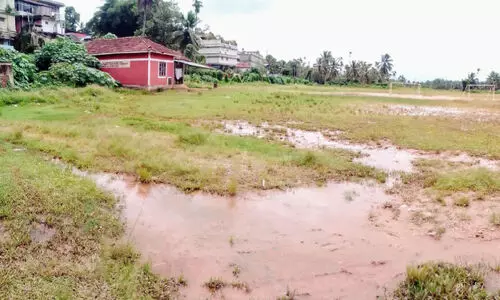 ച​ളി​ക്ക​ള​മാ​യി മീ​ന​ങ്ങാ​ടി സ്റ്റേ​ഡി​യം; അ​വ​ഗ​ണ​ന പേ​റി കാ​യി​ക താ​ര​ങ്ങ​ൾ