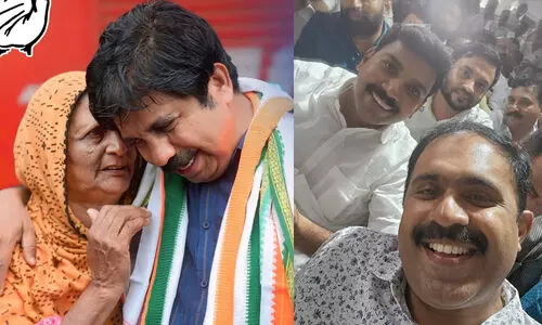 പോത്തുകല്ലും തൂക്കിയെന്ന് വി.എസ്. ജോയ്; ‘ജോയ് ജോയ് വെൽഡൺ ജോയ്’ എന്ന് അബിൻ വർക്കി