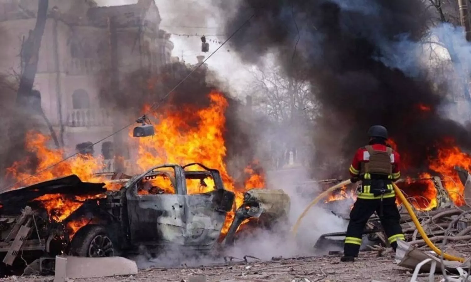 റഷ്യൻ ആക്രമണം: യു​ക്രെയ്നിൽ 16 മരണം