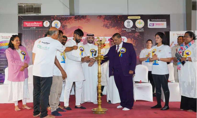 നൂ​പു​ര​ധ്വ​നി ആ​ർ​ട്സ് അ​ക്കാ​ദ​മി യോ​ഗ​ദി​നാ​ച​ര​ണം