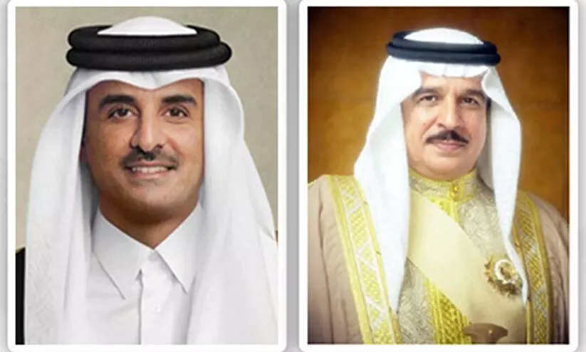 ഖത്തറിന് പൂർണ പിന്തുണ അറിയിച്ച് ബഹ്റൈൻ; ഖത്തർ അമീറുമായി സംസാരിച്ച് ഹമദ് രാജാവ് ഖത്തറിന് പൂർണ പിന്തുണ അറിയിച്ച് ബഹ്റൈൻ; ഖത്തർ അമീറുമായി സംസാരിച്ച് ഹമദ് രാജാവ്