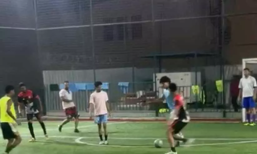 സൗ​ഹൃ​ദ ഫു​ട്​​ബാ​ൾ മ​ത്സ​രം സം​ഘ​ടി​പ്പി​ച്ചു