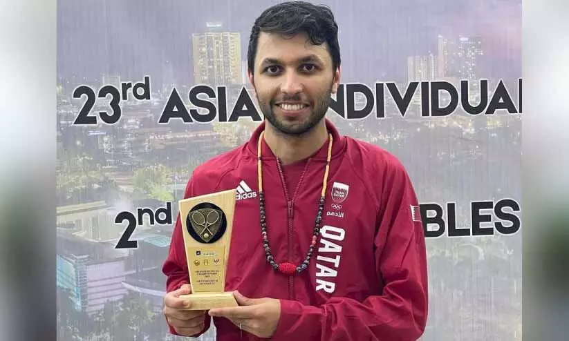 അബ്ദുല്ല അൽ തമീമിക്ക് ഏഷ്യൻ സ്ക്വാഷ് ചാമ്പ്യൻഷിപ്പിൽ വെള്ളിമെഡൽ അബ്ദുല്ല അൽ തമീമിക്ക് ഏഷ്യൻ സ്ക്വാഷ് ചാമ്പ്യൻഷിപ്പിൽ വെള്ളിമെഡൽ