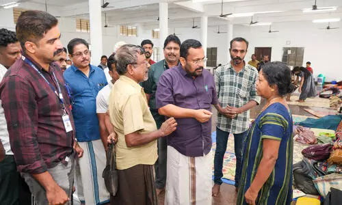 മഴക്കെടുതിയും കടൽക്ഷോഭവും; ജില്ലയിലെ ദു​രി​താ​ശ്വാ​സ ക്യാമ്പുകളിൽ 309 കുട്ടികളടക്കം 1519 പേർ