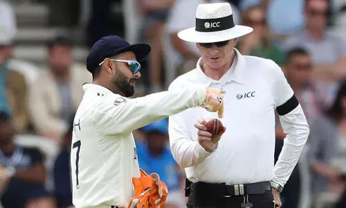 പെരുമാറ്റച്ചട്ട ലംഘനം ; പന്തിന് ഐ.സി.സിയുടെ താക്കീത്