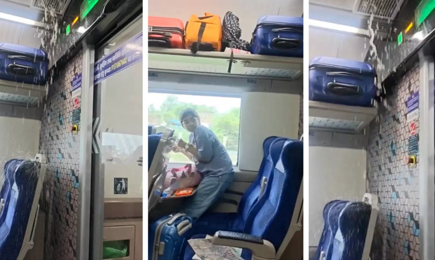 ചോർന്നൊലിക്കുന്ന വന്ദേ ഭാരത്; പ്രതികരണവുമായി റെയിൽവേ, എ.സി ഡ്രെയിനിലെ ദ്വാരങ്ങൾ അടഞ്ഞുപോയി