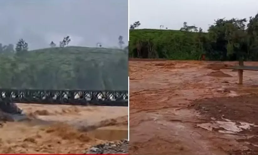 വയനാട് മുണ്ടക്കൈയിൽ മണ്ണിടിച്ചിലെന്ന് സംശയം; പുന്നപ്പുഴയിൽ കുത്തൊഴുക്ക് വയനാട് മുണ്ടക്കൈയിൽ മണ്ണിടിച്ചിലെന്ന് സംശയം; പുന്നപ്പുഴയിൽ കുത്തൊഴുക്ക്