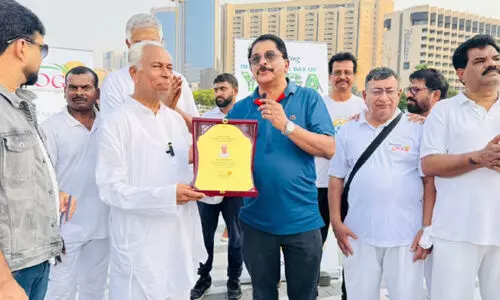 yoga day celebration