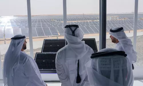 large solar power plant