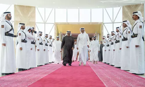 UAE President returns from Qatar visit