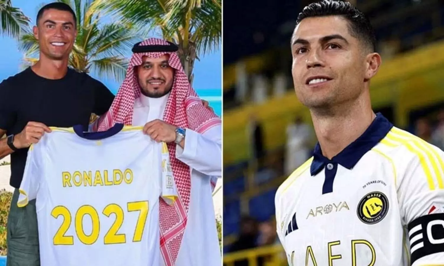 ‘ഒരു ദിവസത്തെ ശമ്പളം 5.73 കോടി, ക്ലബിൽ 15 ശതമാനം ഓഹരി, സ്വകാര്യ വിമാനം ഉപയോഗിക്കാൻ 46.98 കോടി...’; ക്രിസ്റ്റ്യാനോക്കായി കോടികൾ വാരിക്കോരി നൽകി അൽ നസ്ർ