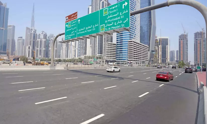 ബി​സി​ന​സ്​ ബേ ​മേ​ഖ​ല​യി​ൽ റോ​ഡ്​ വി​ക​സ​നം പൂ​ർ​ത്തി​യാ​യി