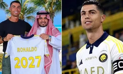 ‘ഒരു ദിവസത്തെ ശമ്പളം 5.73 കോടി, ക്ലബിൽ 15 ശതമാനം ഓഹരി, സ്വകാര്യ വിമാനം ഉപയോഗിക്കാൻ 46.98 കോടി...’; ക്രിസ്റ്റ്യാനോക്കായി കോടികൾ വാരിക്കോരി നൽകി അൽ നസ്ർ