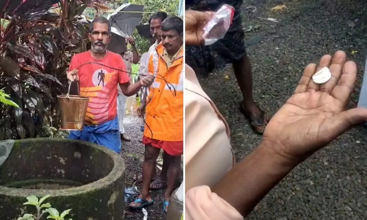 കിണറിനുള്ളിൽനിന്നും രൂക്ഷഗന്ധം ഉയർന്ന സംഭവത്തിൽ വഴിത്തിരിവ്; വിഷദ്രാവകത്തിന്‍റെ കുപ്പിയുടെ അടപ്പ് ലഭിച്ചു, പരാതി നൽകി വീട്ടുടമ