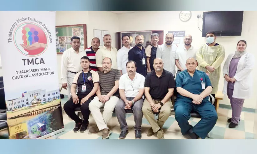 ത​ല​ശ്ശേ​രി മാ​ഹി ക​ൾ​ച​റ​ൽ അ​സോ​സി​യേ​ഷ​ൻ ബ്ല​ഡ്‌ ഡൊ​ണേ​ഷ​ൻ ക്യാ​മ്പ് സം​ഘ​ടി​പ്പി​ച്ചു