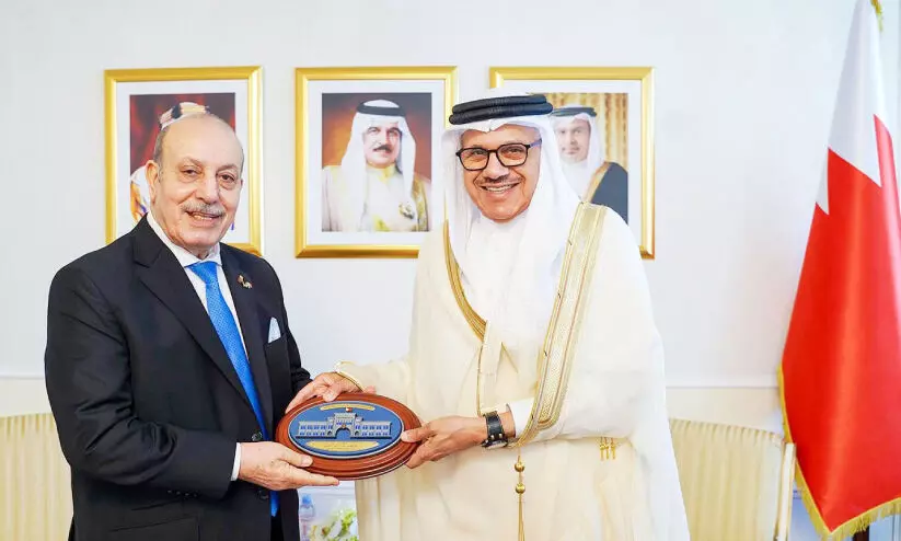 ഫലസ്തീൻ അംബാസഡർക്ക് യാത്രയയപ്പ് നൽകി വിദേശകാര്യ മന്ത്രി