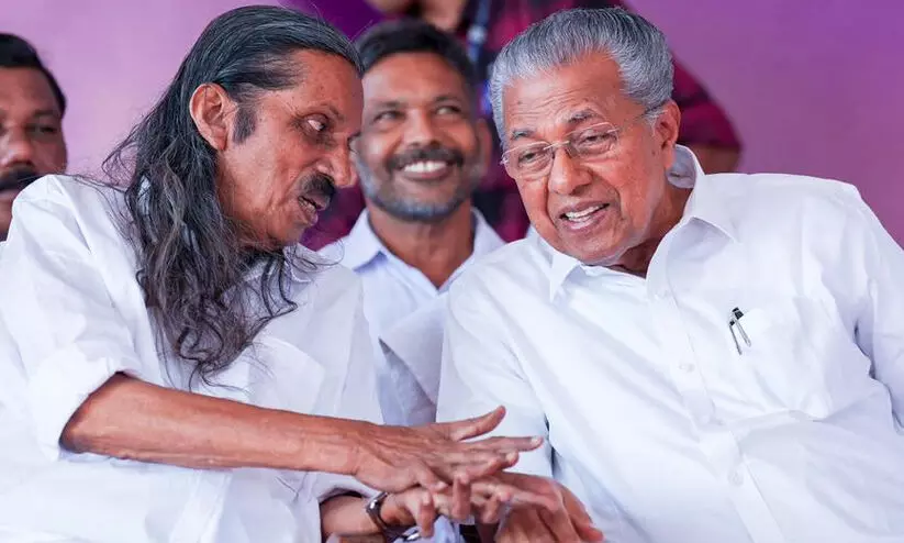 Pannyan Raveendran, Pinarayi Vijayan