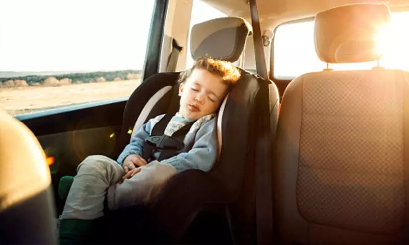 children alone in the vehicle