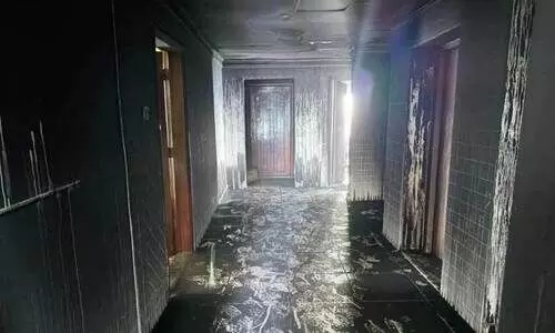 സാ​ൽ​മി​യ​യി​ൽ അ​പ്പാ​ർ​ട്ട്മെ​ന്റി​ൽ തീ​പി​ടി​ത്തം