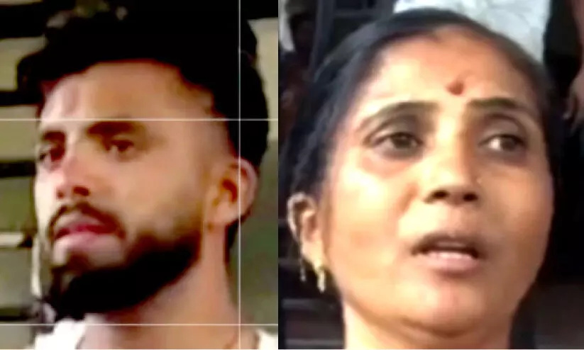 ഹെ​ൽ​മ​റ്റ് ധ​രി​ക്കാ​ത്ത യു​വാ​വി​നെ​യും മാ​താ​വി​നെ​യും പൊ​ലീ​സ് മ​ർ​ദി​ച്ചു