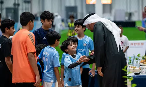 uae president with childrens