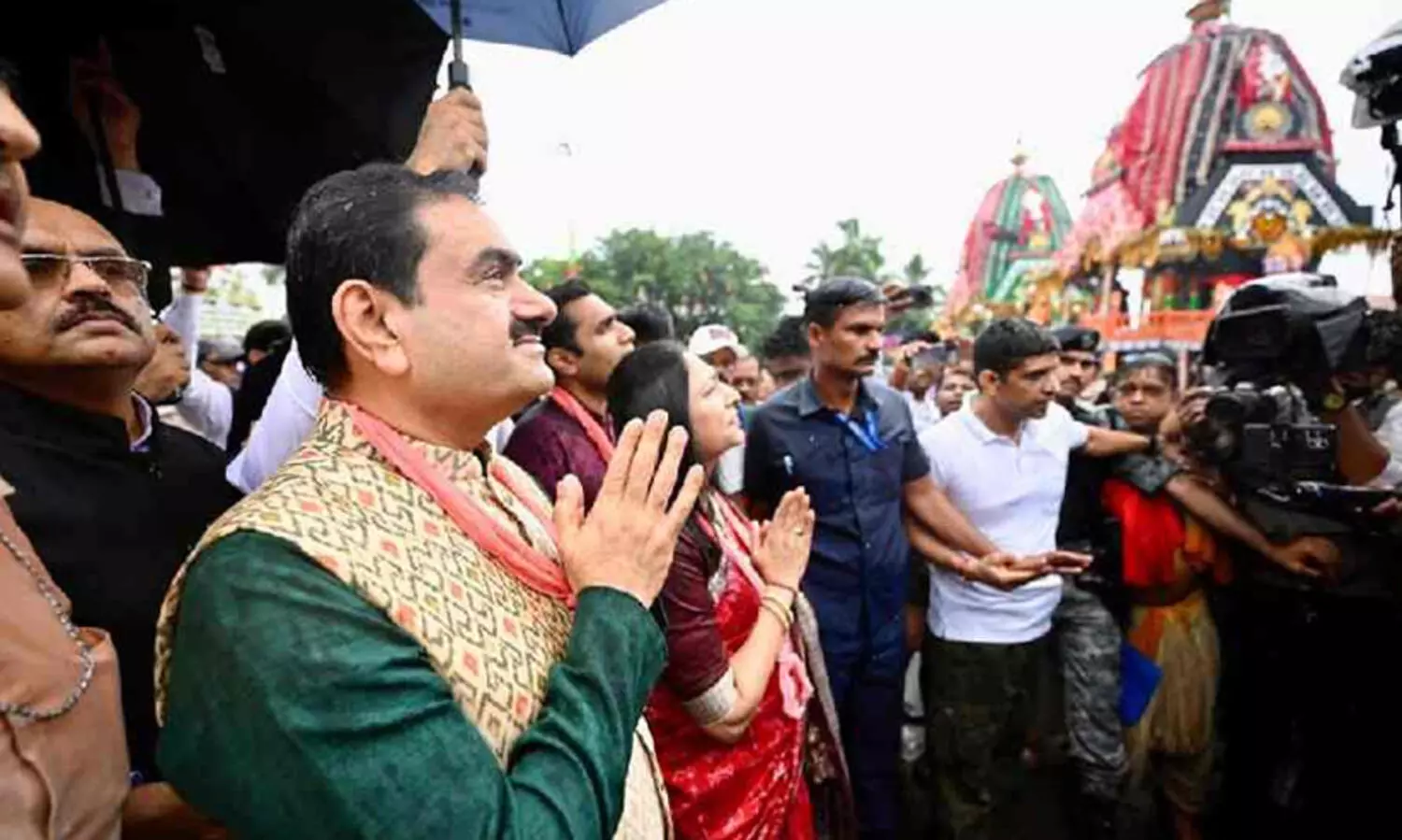 അദാനി കുടുംബത്തിന് സൗകര്യമൊരുക്കാൻ ഒഡിഷയിലെ ബി.ജെ.പി സർക്കാർ പുരി രഥയാത്ര വൈകിപ്പിച്ചുവെന്ന് പ്രതിപക്ഷം