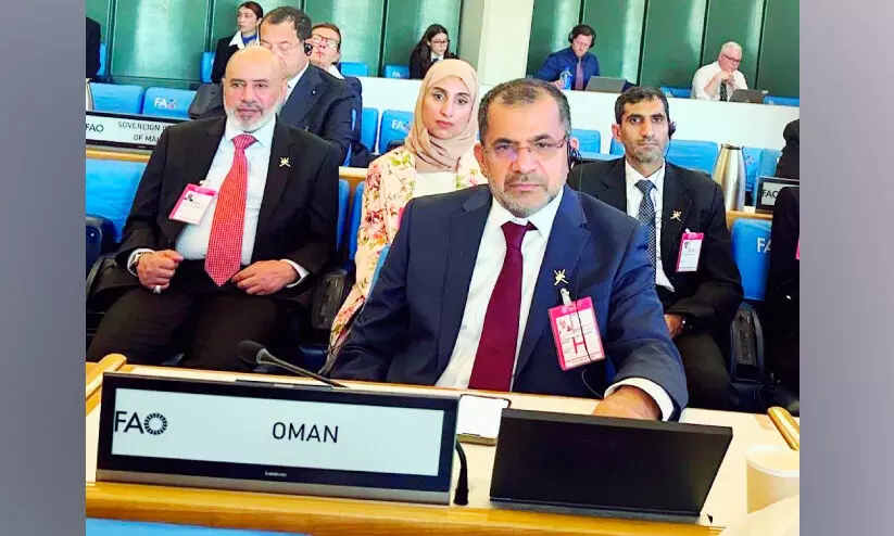 എഫ്.എ.ഒ സമ്മേളനത്തിൽ പങ്കാളിയായി ഒമാൻ എഫ്.എ.ഒ സമ്മേളനത്തിൽ പങ്കാളിയായി ഒമാൻ