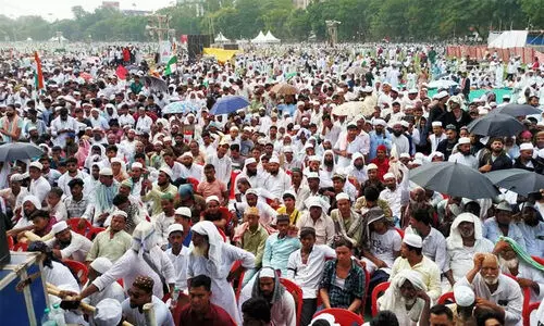 Imarat e Shariahs Massive Rally in Patna Against Amended Waqf Act