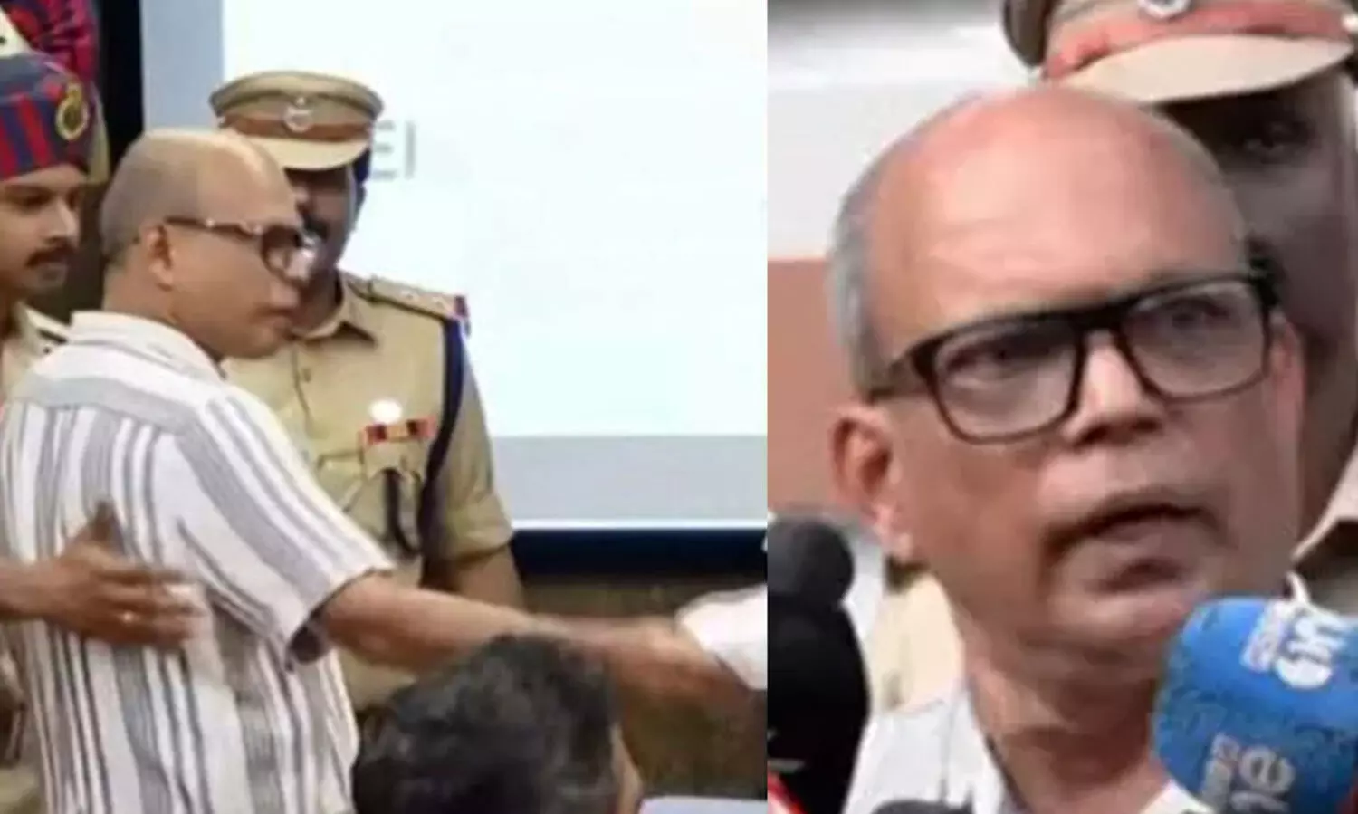 30 വ​ർ​ഷം കാ​ക്കി​യി​ട്ട വേ​ദ​ന​കൊ​ണ്ട് പ​റ​യു​ക​യാ​ണ്, ഇ​തി​ന് മ​റു​പ​ടി ത​രൂ; ഡി.ജി.പിയുടെ വാർത്തസമ്മേളനത്തിൽ അതിക്രമിച്ചുകയറിയതിൽ അ​ന്വേ​ഷ​ണം