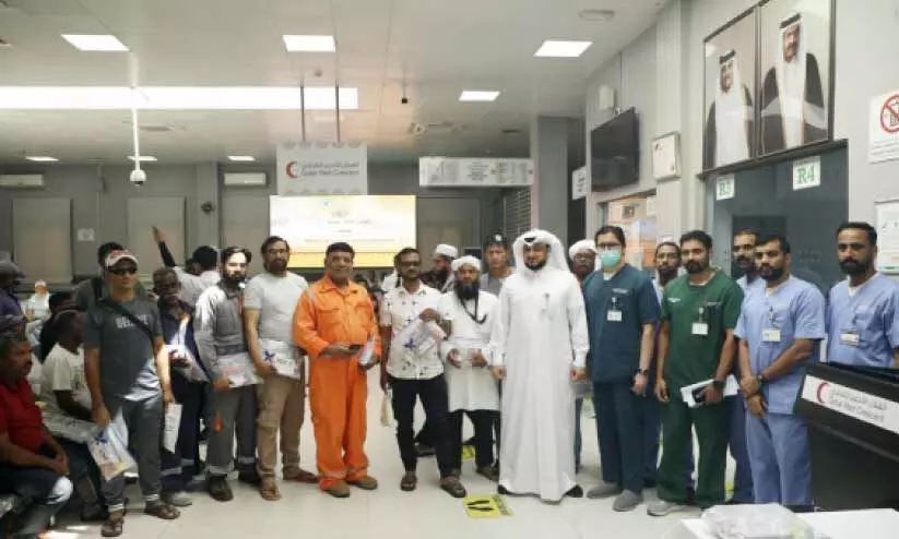 തൊ​ഴി​ലാ​ളി​ക​ൾ​ക്കാ​യി ബോ​ധ​വ​ത്ക​ര​ണ കാ​മ്പ​യി​ൻ സം​ഘ​ടി​പ്പി​ച്ചു