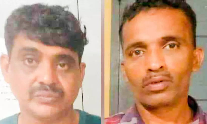 നാടൻ തോക്കും തിരകളുമായി വേട്ട സംഘത്തിലെ രണ്ടുപേർ പിടിയിൽ; നാ​ലു​പേ​ർ ര​ക്ഷ​പ്പെ​ട്ടു